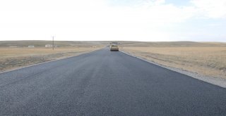 Bulanıkta Yol Asfaltlama Çalışması