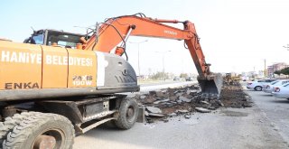 Melih Pabuçcuoğlu Bulvarında Çalışmalar Devam Ediyor