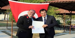 Bursa Jandarma Komutanı Ahmet Hacıoğlu Erzuruma Uğurlandı