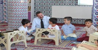 Kaymakam Özderin, Kuran Kurlarını İnceledi