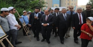 Cizrede Kuran Kursu Öğrencileri Resim Sergisi Açtı