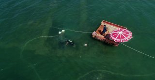 (Özel) Gölün Dibinde Yatan 100 Yılın Keşfi Havadan Ve Su Altından Böyle Görüntülendi