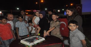 Batmanda Şehit Çocuğuna Sürpriz Doğum Günü