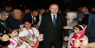 Cumhurbaşkanı Erdoğan 15 Temmuz Şehitler Köprüsünde