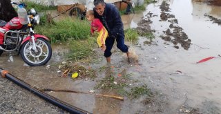 (Özel Haber) Mevsimlik İşçilerin Çadırlarını Sel Bastı, Çocuklar Son Anda Kurtarıldı