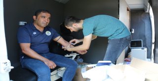 Erdemli Belediyesi Çalışanları Sağlık Kontrolünden Geçti