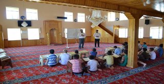 Müftü Gülerden Kuran Kursu Öğrencilerine Ziyaret