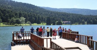 Gölcük Tabiat Parkında Hafta Sonu Yoğunluğu