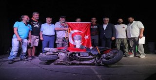 (Özel Haber) Dünyada Bir İlk! Kasketiyle, Tespihiyle ‘O Artık ‘Motosiklet Ağası