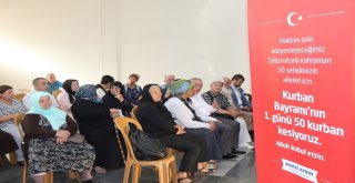 Eyüpsultanda 50 Şehit İçin 50 Kurban Kesildi