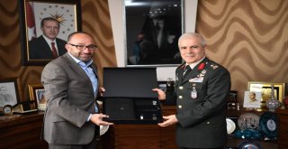 Edok Komutanı Dalkırandan Üzülmeze Emeklilik Ziyareti