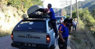 50 Metreden Ormanlık Alana Uçan Araçta Kimse Bulunamadı