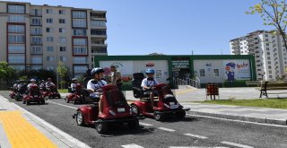 Yeşilyurt Çocuk Trafik Eğitim Parkı Mardinli Öğrencileri Ağırladı