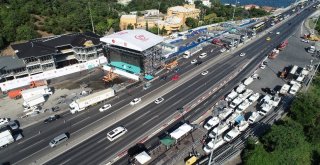 15 Temmuz Şehitler Köprüsündeki Hazırlıklar Havadan Görüntülendi