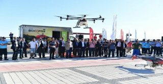 Balıkesirde  Drone İle İlaçlama Dönemi