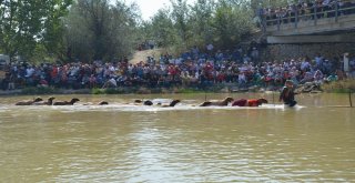 Denizlide Asırlık “Sudan Koyun Atlatma Yarışması” Başladı
