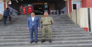 Albay Abaşlıoğlundan Kaymakam Öztürke Veda Ziyareti