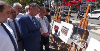Edremitte İhanın 15 Temmuz Fotoğraf Sergisi Açıldı