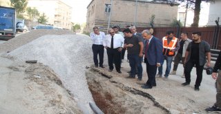 Vali Ustaoğlu, Belediye Çalışmalarını Denetledi