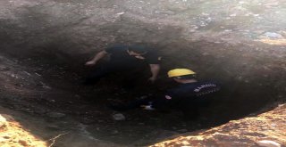 İtfaiye Erlerinden Keçi Kurtarma Operasyonu