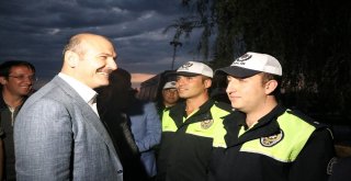 Bakan Soylu, Boluda Trafik Tedbirlerini Denetledi