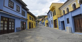 Tarihi Evler Kartpostallık Görüntüler Oluşturdu