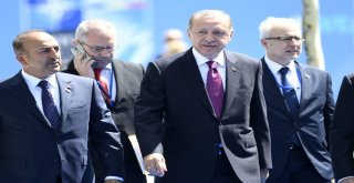 Cumhurbaşkanı Erdoğan Nato Karargahına Geldi