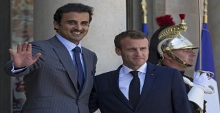 Macron, Katar Emirini Ağırladı