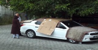 Dolu Araçları Vurdu