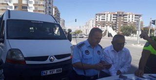 Ereğlide Okul Servis Araçları Denetlendi