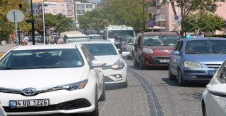 Çanakkalede Dönüş Yoğunluğu: 5 Kilometrelik Kuyruk Oluştu