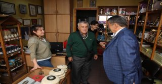 Başkan Akın Esnaf Gezilerine Devam Ediyor