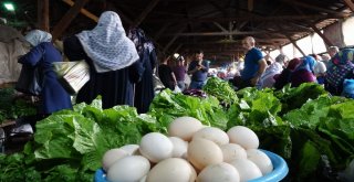 Marketi Pahalı Bulan Kadınlar Haline Akın Etti