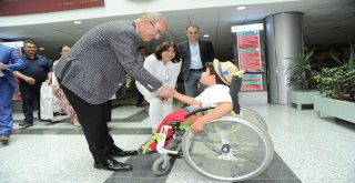 Ato Başkanı Baran, Tedavi Gören Terörle Mücadele Gazilerini Ziyaret Etti