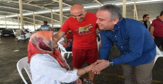 Başkan Böcek, Kurban Kesim Yerlerini Ziyaret Etti