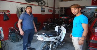 Sahibinin Her Yerde Aradığı Motosiklet Terk Edilmiş Halde Bulundu