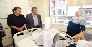 Vali Kalkancı Yaralı Askerlerle Bayramlaştı