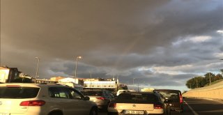 İstanbulda Gökkuşağı Sürprizi