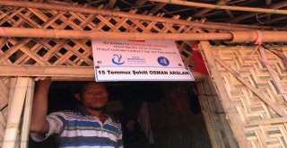 Çorum Belediyesinden Arakanlı Mültecilere Bambu Ev