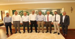 İl Başkanı Ve  Jandarma Komutanı Başkan Köşkerin Konuğu