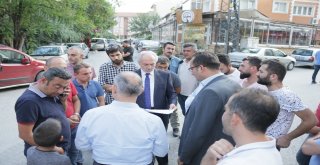 Başkan Saraçoğlu, Alt Yapı Çalışmalarını Yerinde İnceledi