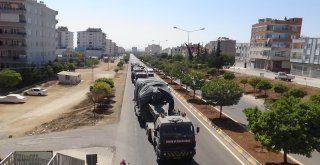 Kilisten İdlip Sınırına Askeri Araç Sevkıyatı