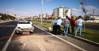Aksarayda Trafik Kazası: 1 Yaralı