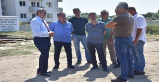 Başkan Alıcık Cemevi İnşaatını İnceledi