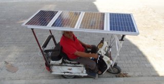 Japonlardan Gördü Bin Liraya Güneş Panelli Bisiklet İcat Etti