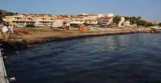 Foçadaki Petrol Kirliliğinde Bakanlık Yetkilileri Olay Yerinde