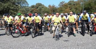 Troiadan Bergamaya 3. Unesco Dünya Mirası Yolunda Bisiklet Turunun Startı Verildi