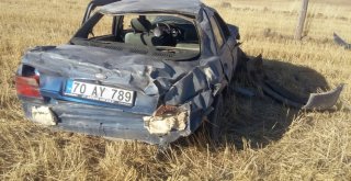 Yoldan Çıkan Otomobil Takla Attı: 1 Ölü, 3 Yaralı