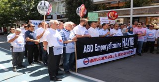 Boluda Dolar Fotokopisini Önce Ayaklar Altına Aldılar, Sonra Yaktılar