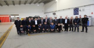 Başkan Atilladan Otomotiv Firmalarına Ziyaret